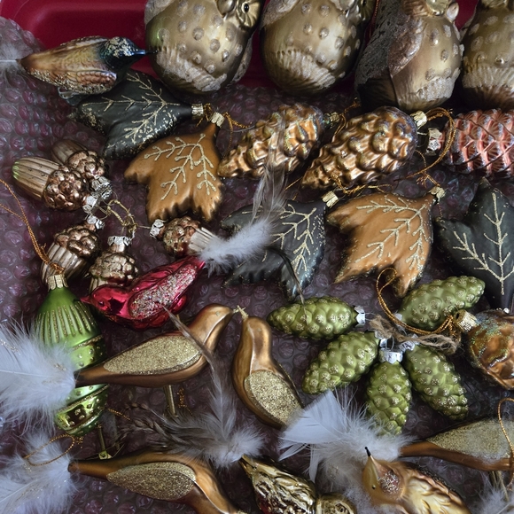 Vintage Christmas Winter Wonderland 43 Pieces In The Forest Ornaments